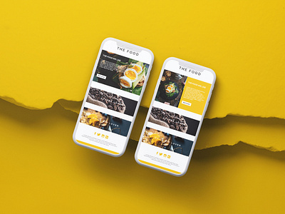The Food app branding design food illustration ui ux