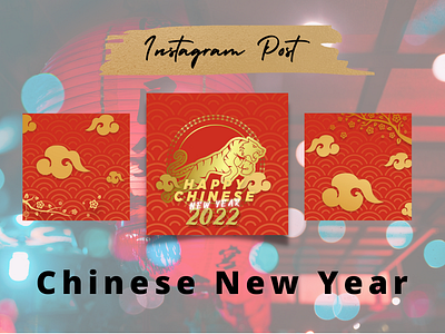 Chinese New Year 2022 chinese chinese new year happy chinese new year instagram lunar new year photoshop red social media template year of tiger
