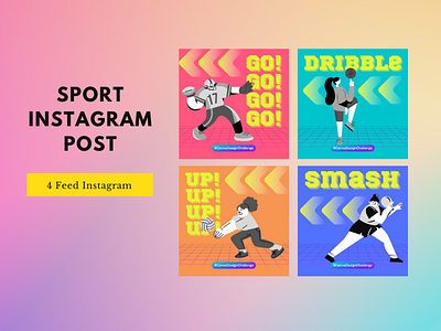 Sport Template 1 instagram social media design sport workout