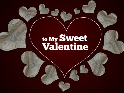 Sweet Valentine after effects envato expressodesign heart love paper template valentine videohive