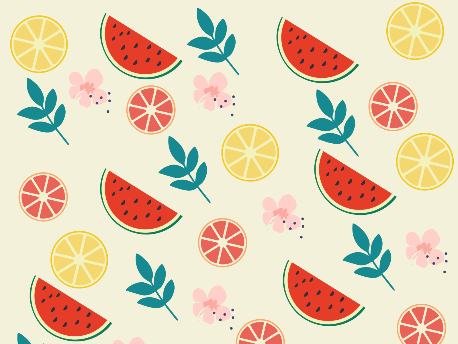 Summer Pattern by Zoriana on Dribbble