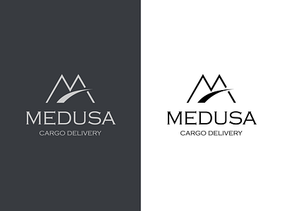 Logo design minimalist, letter M