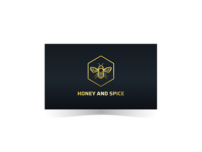 Logo design honey, bee