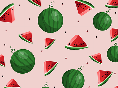 Watermelon summer pattern