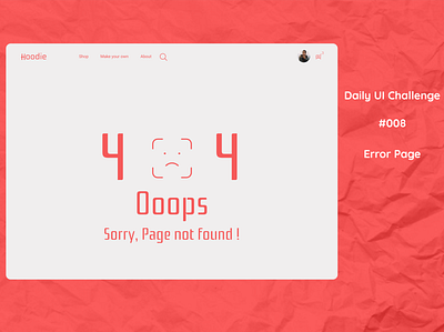 #Dailyui error page day#008 design illustration ui ux