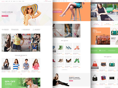 RAB – Fashion eCommerce PSD Template