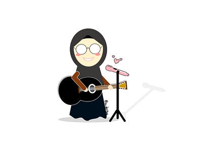 The Guitarist animation branding design graphic design icon illustration illustrator motion graphic vector website