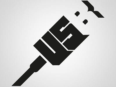 USB design illustration logo ui vector