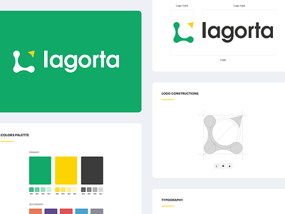 Lagorta Logo art branding design flat icon illustration illustrator logo minimal typography
