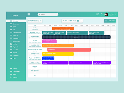 Schedule Dashboard