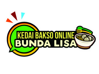 Online food store logo fun meatball store food