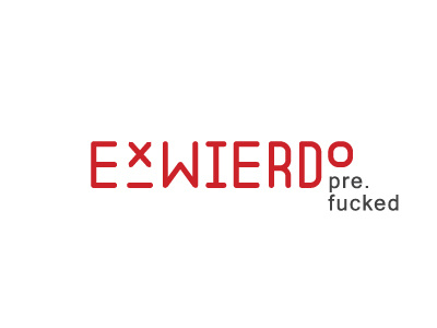 Ex_Wierdo brand brandidentity branding design designer graphicdesign logo logodesign logonew logotype minimal type