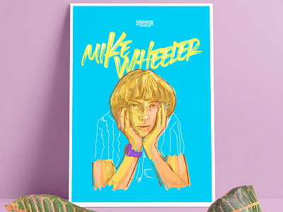 Mike design designer illustration illustration art illustrator minimal poster poster design typography
