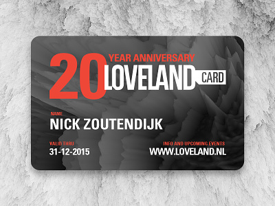 Loveland anniversary card anniversary card embossed event loveland membership