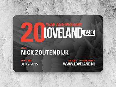 Loveland anniversary card