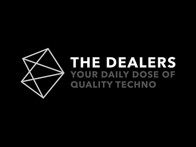The dealers black dealers geometric logo