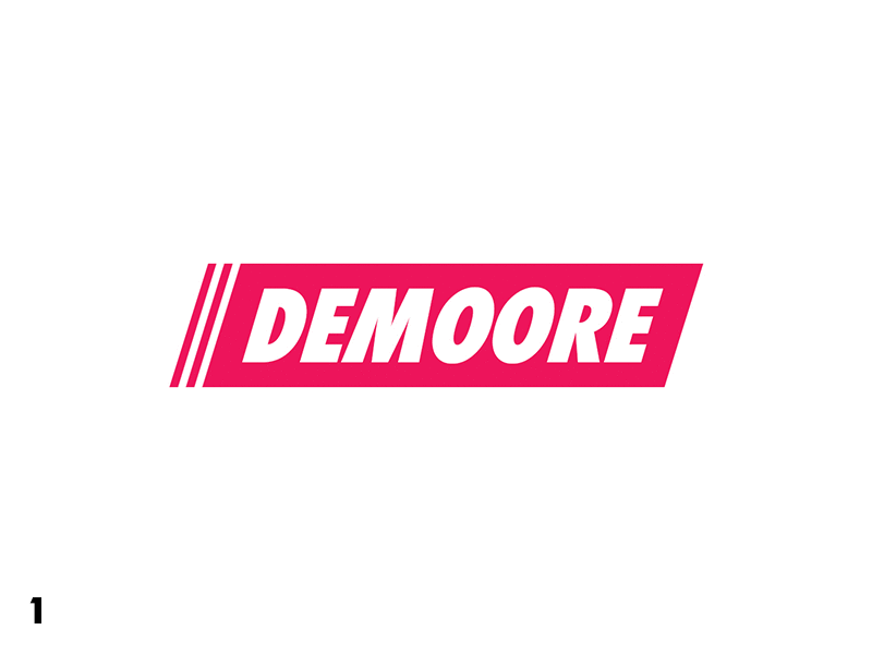 Demoore logo artist branding demoore logo pop
