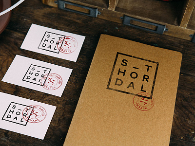 S.THORDAL design graphic identity logo print stamp visual