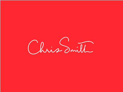 chris smith design digital logo sign signature typography vector