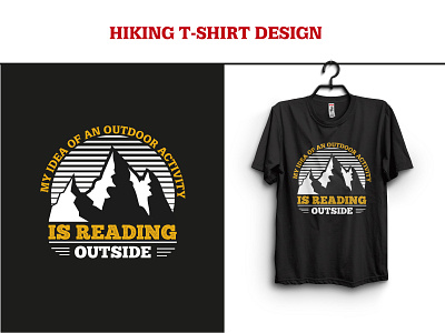 HIKING T-SHIRT DESIGN branding design hiking hiking t shirt design illustration logo mountain design mountain t shirt design t shirt design typography vector