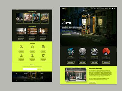 JUKYO (YC.) destinatin web desain front end japan travel ui ux web desain website