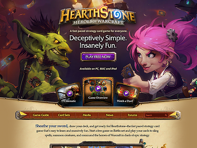 Hearthstone: Goblins vs Gnomes Main blizzard gaming hearthstone website