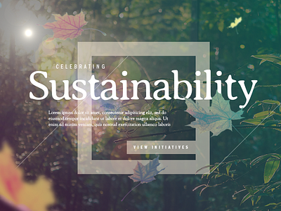 Celebrating Sustainability