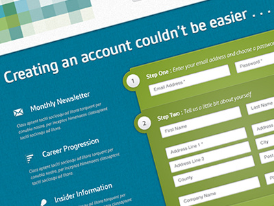 Sign Up Form form interface texture ui web web design