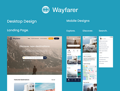 Wayfarer color design mobile design typography ui ux visual design web design