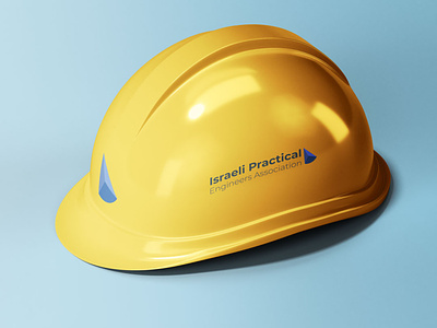 Practical engineers Branded Helmet branding design flat icon illustration illustrator logo minimal typography vector