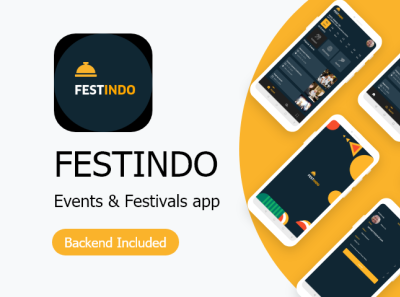 Festindo a Events and Conferences app template run your events a 99steem android app template best mobile templates events app festindo mobile app template