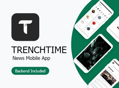 Trench Times News App Solution for your new business or website 99steem app solution app template new app mobile app script news app news app template