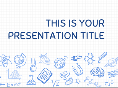 Science themed Presentation Template for both PowerPoint and Goo by ...