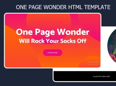 One Day Wonder html template 99steem html html templates template theme website templates