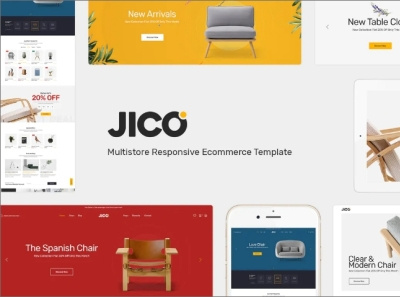 Jico Furniture and Decor for WooCommerce Wordpress furniture website furniture website template online furniture website