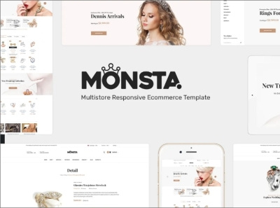 Monsta Jewelry WooCommerce WordPress Theme