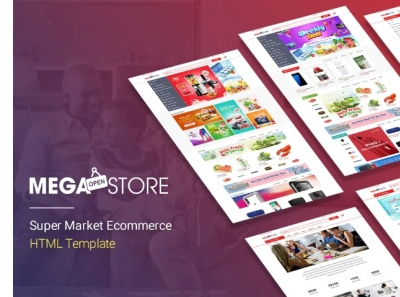 MegaStore Super Market Ecommerce HTML Template