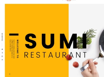 Sumi Restaurant HTML Template cafe html template restaurant html template restaurant menu