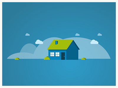 House 2 animation branding colour palette illustration modular house visualisation