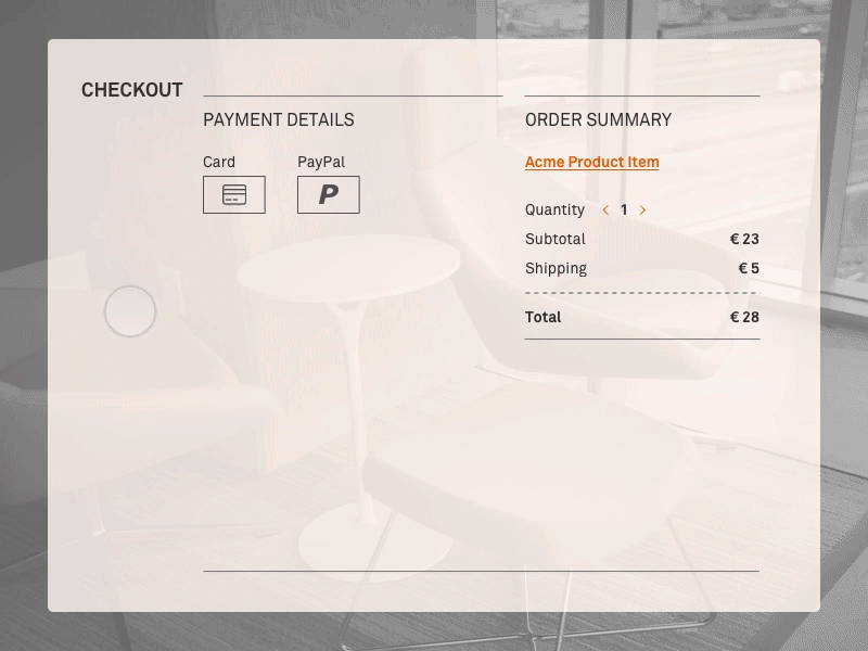 Credit Card Checkout - Daily UI #002