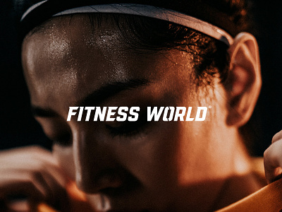 Fitness World Brand Development branding design illustration logo marketing packaging ui vancouver vector web
