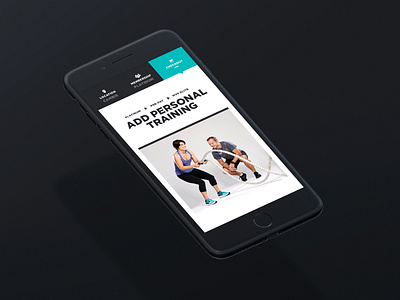 UI Design for Steve Nash Fitness World app fitness ui vancouver webdesign