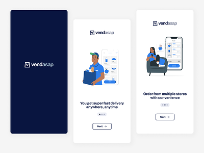 Vendasap - Delivery App branding graphic design illustration logo typography