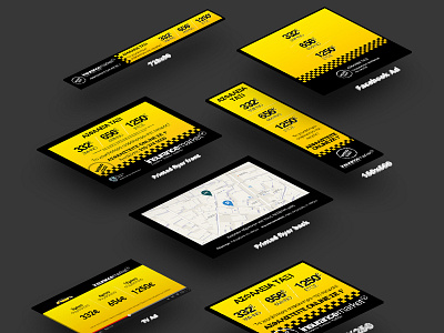 Taxi insurance online campaign ads banner behance campaign marketing online taxi