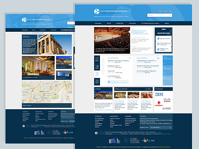 FIA Athens - Official website blue conference event exhibition internet network venue website