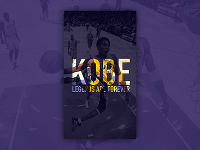 Download Kobe Bryant - A Legend Forever Wallpaper