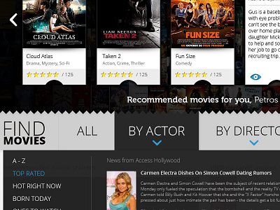 Movie website dropdown movies ticket website