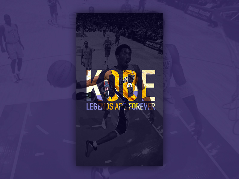 Kobe Tribute Wallpaper : r/lakers