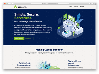 Senserva Launch Website