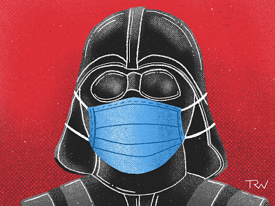 Illustration: Covid + Star Wars Day illustration